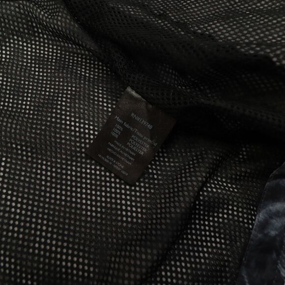 Slate & Stone Windbreaker Tropical PrJacket Men's size Medium Black Full Zip - Picture 9 of 12